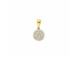 Kettenanhänger ADELIA´S "Anhänger 333 Gold ( 8K ) mit Zirkonia", gold, Schmuckanhänger, Damen, mit Zirkonia, Gold, Kettenanhänger, Goldanhänger