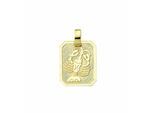 Sternzeichenanhänger ADELIA´S "Sternzeichen Anhänger Krebs 333 Gold ( 8K )", gold, Schmuckanhänger, Damen, Krebs, Gold, Goldanhänger Krebs