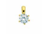 Kettenanhänger ADELIA´S "Anhänger 333 Gold ( 8K ) mit Zirkonia", gold, Schmuckanhänger, Damen, mit Zirkonia, Gold, Kettenanhänger, Goldanhänger