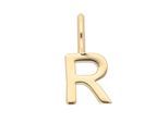 Buchstabenanhänger ADELIA´S "Buchstabenanhänger R 333 Gold ( 8K )", gold, Schmuckanhänger, Damen, R, Gold, Goldanhänger Buchstabe R