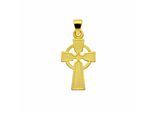 Kette mit Anhänger ADELIA´S "Damen & Herren 585 Gold Kreuz Anhänger", gold, Halsketten, Damen, Gold, Schmuckset - Set mit Halskette