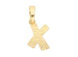 Buchstabenanhänger ADELIA´S "Buchstabenanhänger X 333 Gold ( 8K )", gold, Schmuckanhänger, Damen, Gold, Goldanhänger Buchstabe X