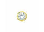 Kettenanhänger ADELIA´S "Anhänger 585 Gold ( 14K ) mit Zirkonia", gold, Schmuckanhänger, Damen, mit Zirkonia, Gold, Kettenanhänger, Goldanhänger