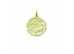 Sternzeichenanhänger ADELIA´S "Sternzeichen Anhänger Waage 333 Gold ( 8K )", gold, Schmuckanhänger, Damen, Waage, Gold, Goldanhänger Waage