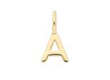 Buchstabenanhänger ADELIA´S "Buchstabenanhänger A 333 Gold ( 8K )", gold, Schmuckanhänger, Damen, A, Gold, Goldanhänger Buchstabe A