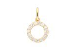 Kettenanhänger ADELIA´S "Anhänger 333 Gold ( 8K ) mit Zirkonia", silber, Schmuckanhänger, Damen, mit Zirkonia, Gold, Kettenanhänger, Goldanhänger
