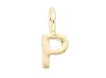 Buchstabenanhänger ADELIA´S "Buchstabenanhänger P 333 Gold ( 8K )", gold, Schmuckanhänger, Damen, P, Gold, Goldanhänger Buchstabe P