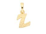 Buchstabenanhänger ADELIA´S "Buchstabenanhänger Z 333 Gold ( 8K )", gold, Schmuckanhänger, Damen, Gold, Goldanhänger Buchstabe Z