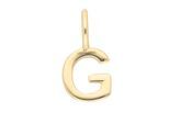 Buchstabenanhänger ADELIA´S "Buchstabenanhänger G 333 Gold ( 8K )", gold, Schmuckanhänger, Damen, G, Gold, Goldanhänger Buchstabe G
