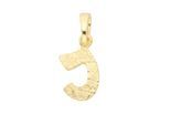 Buchstabenanhänger ADELIA´S "Buchstabenanhänger J 333 Gold ( 8K )", gold, Schmuckanhänger, Damen, J, Gold, Goldanhänger Buchstabe J