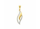 Kettenanhänger ADELIA´S "Anhänger 333 Gold ( 8K ) mit Zirkonia", silber, Schmuckanhänger, Damen, mit Zirkonia, Gold, Kettenanhänger, Goldanhänger