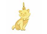 Kettenanhänger ADELIA´S "Anhänger Katze 333 Gold ( 8K )", gold, Schmuckanhänger, Mädchen, Gold, Kettenanhänger, Goldanhänger Katze