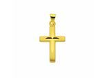 Kettenanhänger ADELIA´S "Kreuzanhänger 333 Gold ( 8K )", gold, Schmuckanhänger, Damen, Gold, Kettenanhänger, Goldanhänger Kreuz