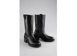 Stiefel ANISTON SHOES, Damen, Gr. 37, Normalschaft, schwarz, Lederimitat, Basic, Schuhe Stiefel, Klassik-Boots mit Innen-Reißverschluss
