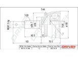 DRIVE+ Gelenksatz, Antriebswelle dp2110101368 für NISSAN