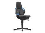 Bimos Arbeitsdrehstuhl Nexxit Skintec blau Sitzhöhe 450-600mm Gleiter (9030-4000-3277)