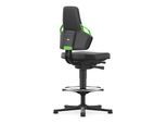 Bimos Arbeitsdrehstuhl Nexxit Skintec Fußring grün 570-820 mm Sitzhöhe (9031-4000-3280)