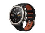 Amazfit T-Rex Ultra 2 Black Magma Smartwatch (Herzfrequenzmessung, Schrittzähler)