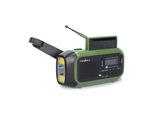 NEDIS RDDBCR2000 grün Notfallradio (DAB+, Wecker, tragbar)