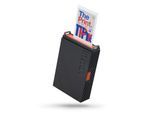 FUJIFILM instax mini Link+ Sofortbild-Printer, Schwarz-Orange