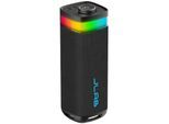 JLab JBuds Party Speaker schwarz (RGB-Beleuchtung, IP56-Wasserdichtigkeit, USB-C, Bluetooth, 30 Watt)