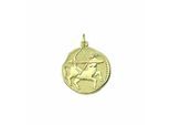 Sternzeichenanhänger ADELIA´S "Sternzeichen Anhänger Schütze 333 Gold ( 8K )", gold, Schmuckanhänger, Damen, Schütze, Gold, Goldanhänger Schütze