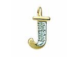 Namenskette ADELIA´S "Halskette - Namenskette mit Buchstabenanhänger J mit Diamant aus", gold, Halsketten, Damen, 0,02 mit Diamant, Gelbgold 585 Gold, Gelbgold 585, Gold, Schmuckset mit bis 45 cm stufenlos verstellbarer 925 Silber Halskette