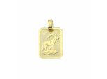 Sternzeichenanhänger ADELIA´S "Sternzeichen Anhänger Steinbock 333 Gold ( 8K )", gold, Schmuckanhänger, Damen, Steinbock, Gold, Goldanhänger Steinbock