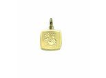 Sternzeichenanhänger ADELIA´S "Sternzeichen Anhänger Wassermann 333 Gold ( 8K )", gold, Schmuckanhänger, Damen, Wassermann, Gold, Goldanhänger Wassermann