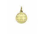 Sternzeichenanhänger ADELIA´S "Sternzeichen Anhänger Zwillinge 333 Gold ( 8K )", gold, Schmuckanhänger, Damen, Zwilling, Gold, Goldanhänger Zwillinge