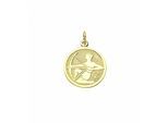 Sternzeichenanhänger ADELIA´S "Sternzeichen Anhänger Schütze 333 Gold ( 8K )", gold, Schmuckanhänger, Damen, Schütze, Gold, Goldanhänger Schütze