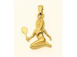 Sternzeichenanhänger ADELIA´S "Sternzeichen Anhänger Jungfrau 585 Gold ( 14K )", gold, Schmuckanhänger, Damen, Jungfrau, Gold, Goldanhänger Jungfrau