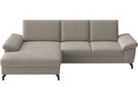 Ecksofa SIT & MORE "Chelsea", stone, B:264cm H:89cm T:174cm, 100% Polyester, Sofas, Ecksofa, optional mit Bettfunktion und Bettkasten