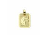 Sternzeichenanhänger ADELIA´S "Sternzeichen Anhänger Schütze 333 Gold ( 8K )", gold, Schmuckanhänger, Damen, Schütze, Gold, Goldanhänger Schütze