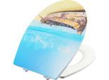 WC-Sitz CORNAT "Journey", blau (bunt), Duroplast, WC-Sitze, hohe Belastbarkeit bis 300kg