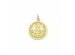 Sternzeichenanhänger ADELIA´S "Sternzeichen Anhänger Zwillinge 333 Gold ( 8K )", gold, Schmuckanhänger, Damen, Zwilling, Gold, Goldanhänger Zwillinge