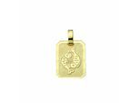 Sternzeichenanhänger ADELIA´S "Sternzeichen Anhänger Fische 333 Gold ( 8K )", gold, Schmuckanhänger, Damen, Fische, Gold, Goldanhänger Fische
