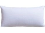 Federkopfkissen HANSE BY RIBECO "Jonas", weiß, B:40cm L:80cm, Füllung: 90% Federn, 10% Daunen, Kopfkissen, Kofkissen mit Daunen und Federn gefüllt, Made in Germany