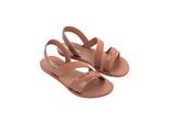 Sandale IPANEMA "IPANEMA VIBRANT SANDAL FEM", Damen, Gr. 38, braun, braun, grün, Synthetik, Schuhe Sandale, für Alltag, ohne Verschluss, sportlicher Stil, mit Gummilaufsohle