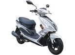 Motorroller GT UNION "GT3 25", weiß (weiß, schwarz), Motorroller, 25 km/h, Luftgekühlter Motor, B:68cm H:105cm L:183cm