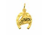 Kettenanhänger ADELIA´S "Anhänger Hufeisen 333 Gold ( 8K )", gold, Schmuckanhänger, Damen, Gold, Kettenanhänger, Goldanhänger Hufeisen