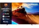 PHILIPS OLED-Fernseher "77OLED760/12", Energieeffizienz: F (A-G), schwarz, 77 ″, Fernseher, Ambilight, P5 AI Bildoptimierung, Dolby Vision, Gaming, Alexa, Topseller
