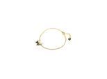 LEIS Armband 925 Sterling Silber vergoldet Glänzend Schmetterling Zirkonia gelb