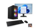 CSL PC-Komplettsystem "Spectrum V25272", Energieeffizienz: E (A-G), schwarz, Microsoft Windows 11 Home (64 Bit), 32 GB RAM 1.000 GB SSD, Computer_Komplettsysteme