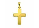 Kettenanhänger ADELIA´S "Kreuzanhänger 333 Gold ( 8K )", gold, Schmuckanhänger, Damen, Gold, Kettenanhänger, Goldanhänger Kreuz