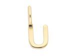 Buchstabenanhänger ADELIA´S "Buchstabenanhänger U 333 Gold ( 8K )", gold, Schmuckanhänger, Damen, U, Gold, Goldanhänger Buchstabe U