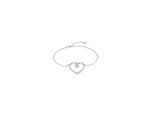 LEIS Armband 925 Sterling Silber rhodiniert Glänzend Zirkonia weiß