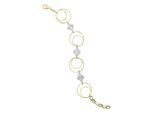 Der Kettenmacher Fantasy Armband 925/- Sterling Silber rhodiniert/vergoldet 19 cm