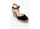 Sinta Suède Leren Platform Espadrille (Dames)