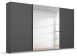 Schwebetürenschrank RAUCH "Kleiderschrank Schrank Garderobe Ankleide TOPSELLER OTELI", grau (graumetallic), B:315cm H:210cm T:62cm, Holzwerkstoff, Schränke, Schwebetürenschrank, Breiten 203/271/315/360 cm Höhen 210/229 cm MADE IN GERMANY